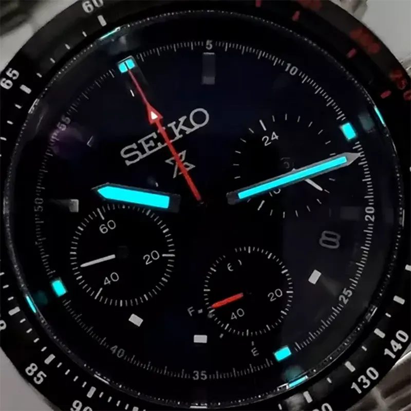 Seiko Prospex Speedtimer Solar Blue Dial Men’s Watch- SSC815P1